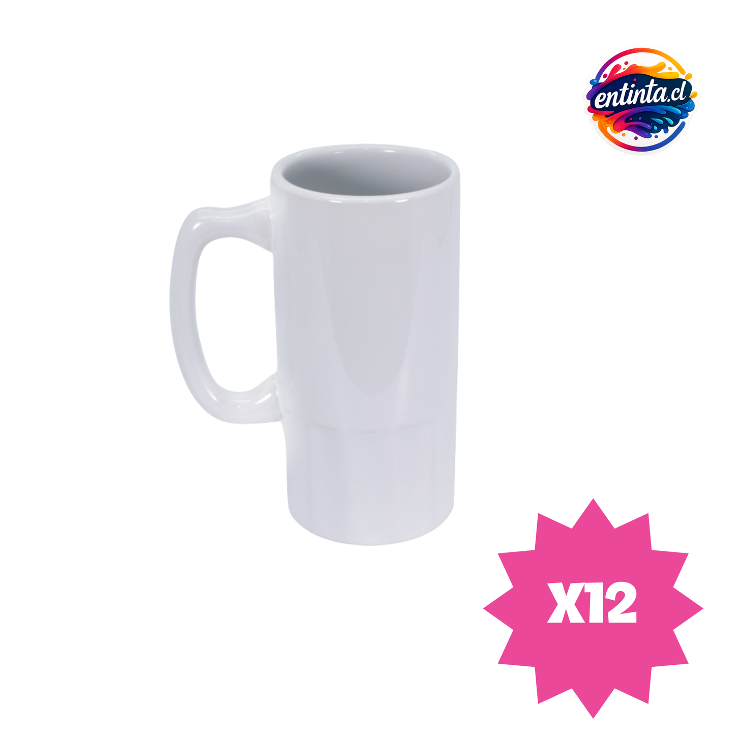 Shopero Personalizado Premium Blanco de 20 oz