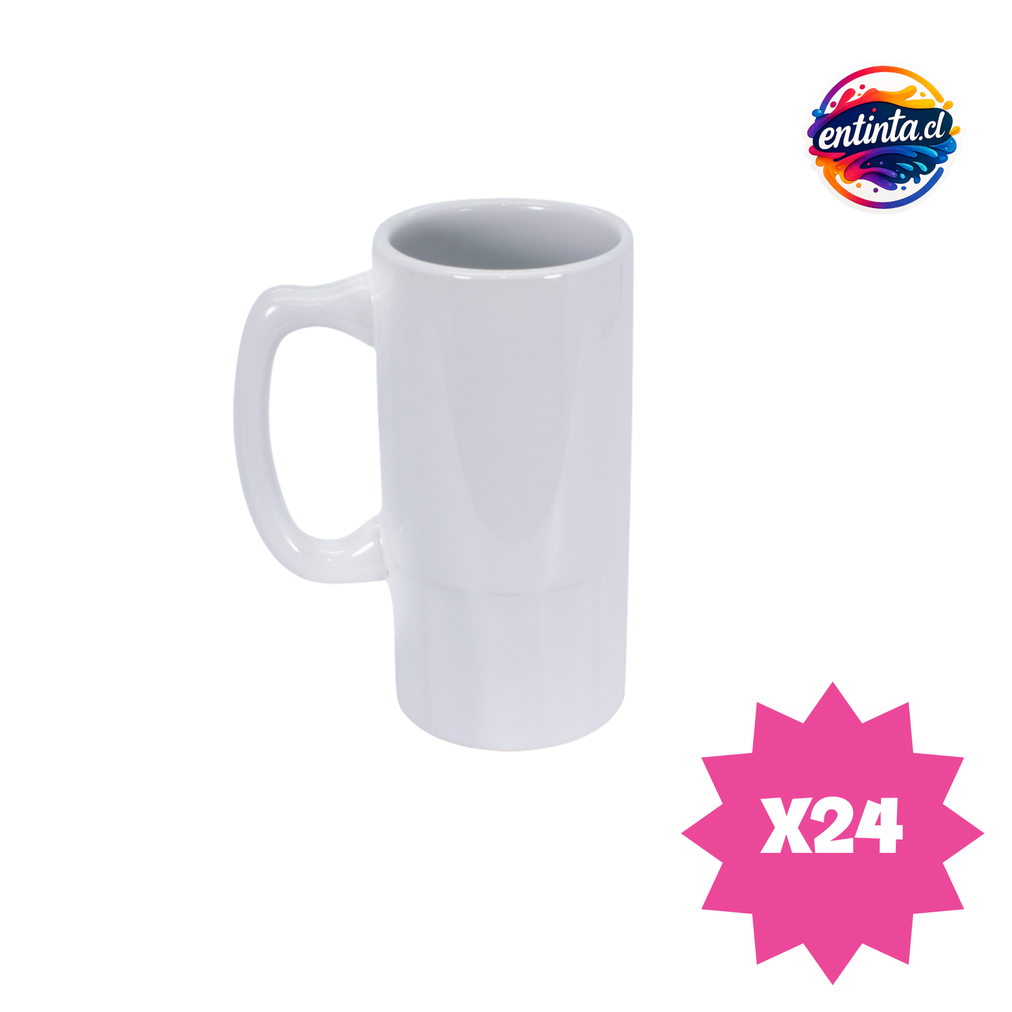Shopero Personalizado Premium Blanco de 20 oz