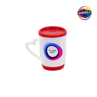 Tazón Personalizado con Tapa y Base Silicona 12 oz