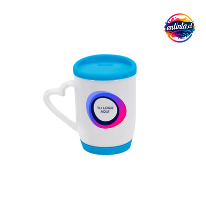 Tazón Personalizado con Tapa y Base Silicona 12 oz
