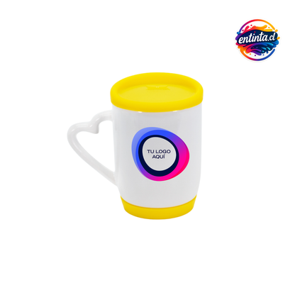 Tazón Personalizado con Tapa y Base Silicona 12 oz