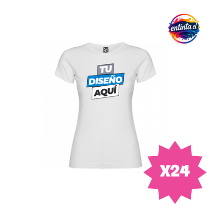 Polera Jamaica Personalizada Mujer de Algondón