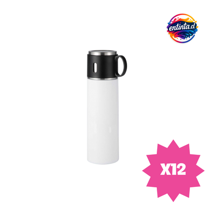 Termo BS Premium Acero Inoxidable + Taza 500 ml