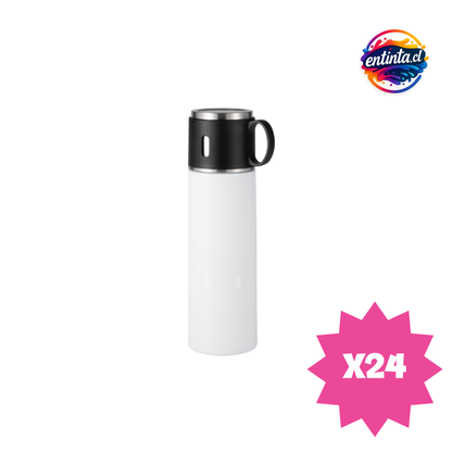 Termo BS Premium Acero Inoxidable + Taza 500 ml