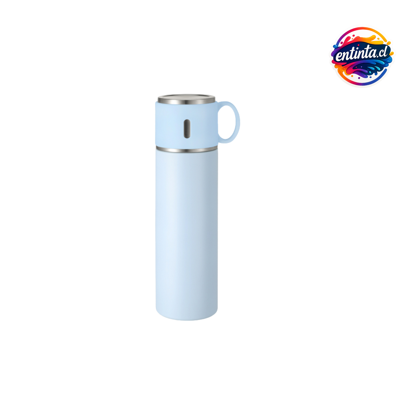 Termo Premium Galaxy Acero Inoxidable + Taza 500 ml
