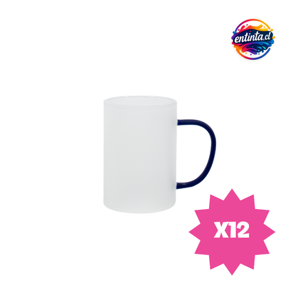 Tazón Empavonado con Mango de Color 10 oz