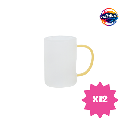 Tazón Empavonado con Mango de Color 10 oz
