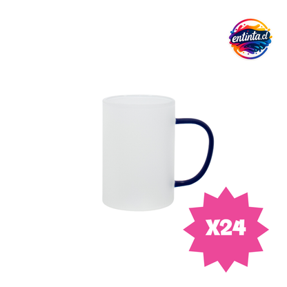 Tazón Empavonado con Mango de Color 10 oz