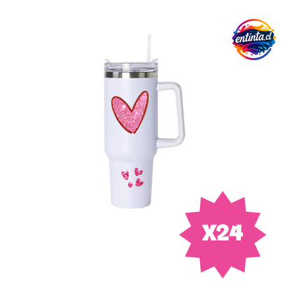 Termo Tumbler Con Bombilla Personalizado 1,2L