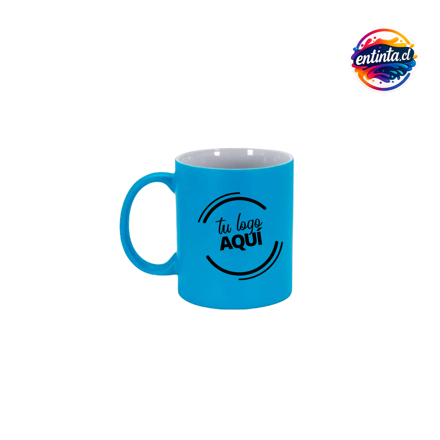 Taza Personalizada Premium Full Color Celeste