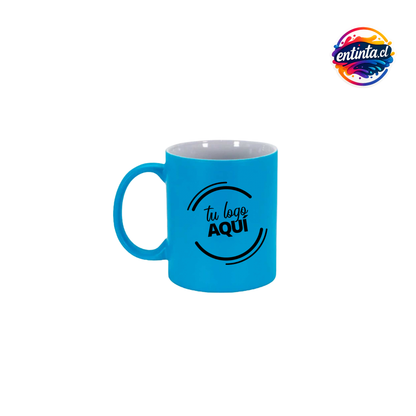 Taza Personalizada Premium Full Color Celeste