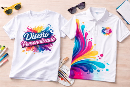 Polera personaliza Logo Frontal